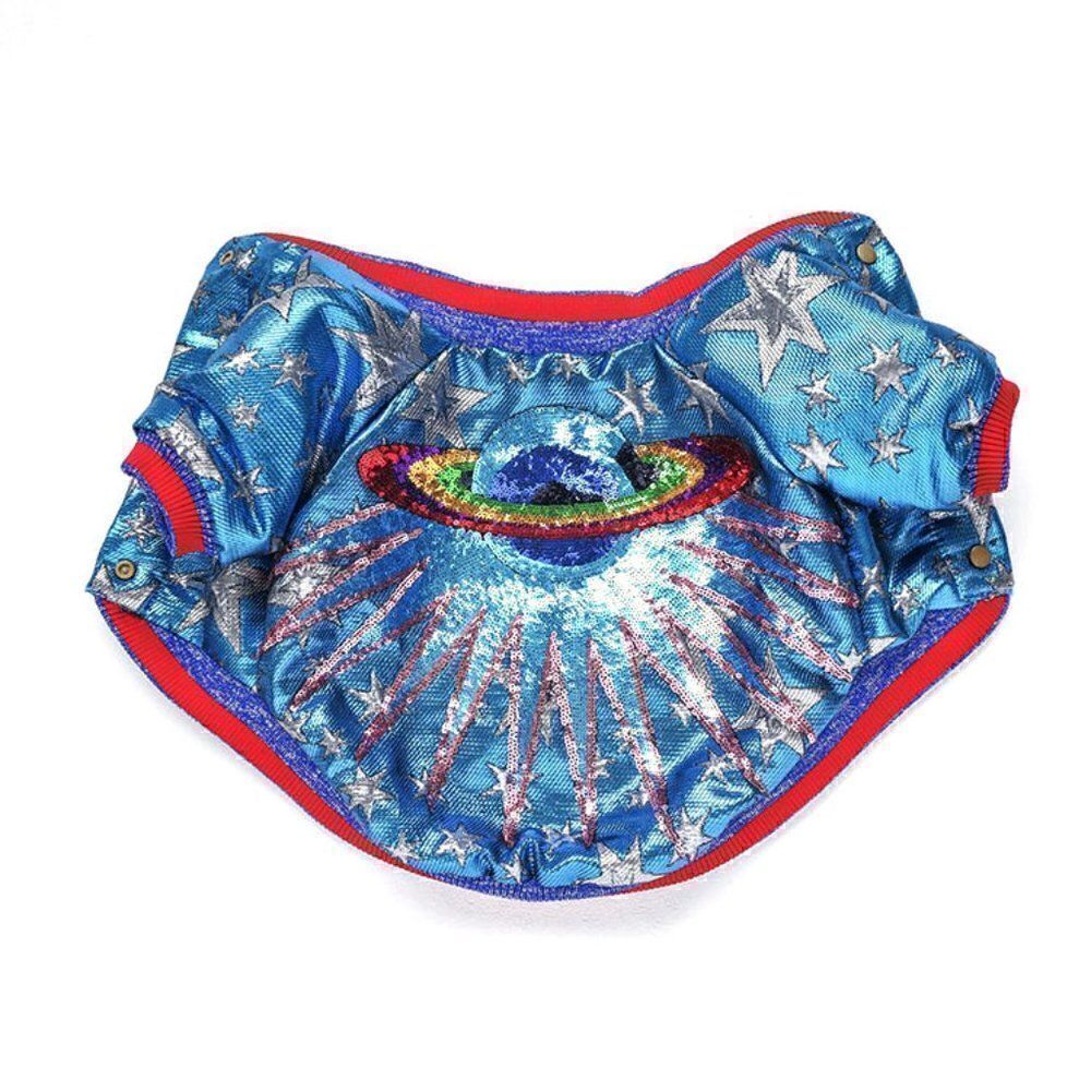 Fashion Design pet dog cat coat,Funny Sequin Flashy Party clothes for pet - Picture 3 of 13